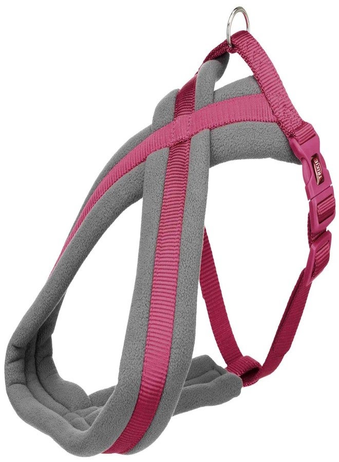 Trixie Premium Touring Harness for Dogs, Adjustable No Pull Dog Belt, Soft Padded & Breathable Pet Harness, Orchid (M-L, 50-90 cm)